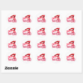 Sticker Rond Envie de mon Ego (Feuille)