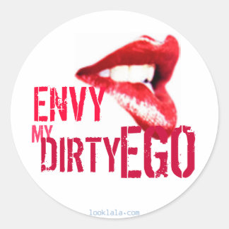 Sticker Rond Envie de mon Ego