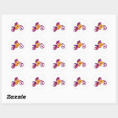 STICKER ROND ENVIRONNEMENT MX RICH (Feuille)