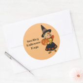 Sticker Rond Envoi de serres d'Halloween (Enveloppe)