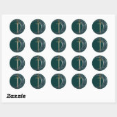 Sticker Rond Épée celtique et lune (Feuille)