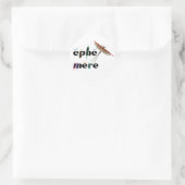 Sticker Rond éphémère instantané (Sac)