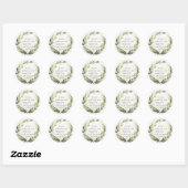 Sticker Rond Ephesians 2:8 (Feuille)