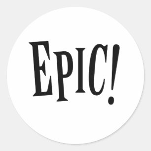 Sticker Rond Epic