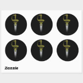 Sticker Rond Epic Cutlass (Feuille)