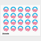 STICKER ROND EPIC FAIL OBAMA, 4-6-10 (Feuille)