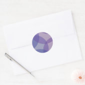 Sticker Rond Épices chaudes - ombre, Flowrals, points, lustre (Enveloppe)