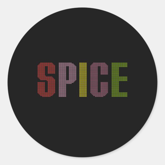 Sticker Rond Épices officielles (Devant)