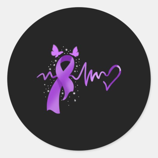 Sticker Rond Épilepsie (Devant)