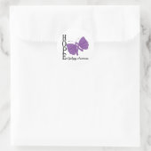 Sticker Rond Epilepsie papillon Hope (Sac)