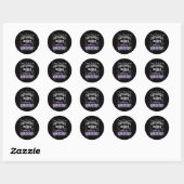 Sticker Rond Epilepsie Sensibilisation Soutien Son Guerrier Mar (Feuille)