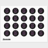 Sticker Rond Epilepsy Awareness Support (Feuille)