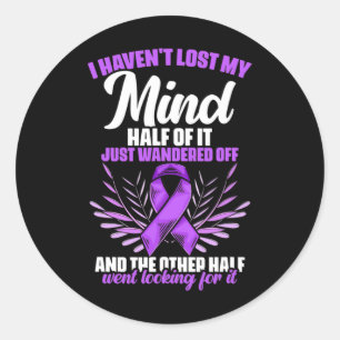 Sticker Rond Epilepsy Mind - Epilepsie Survivante Epilepsie