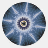 Sticker Rond Épinces sombres (Devant)