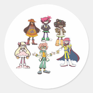 Sticker Rond épithète effacé