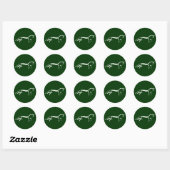Sticker Rond Epona (Feuille)