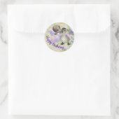 Sticker Rond Éponge avec bulle de savon (Sac)