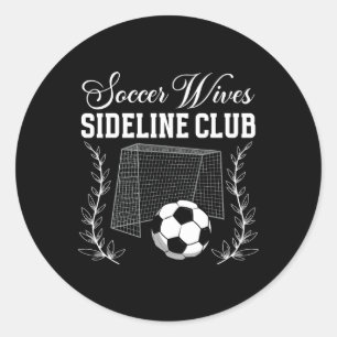 Sticker Rond Épouses de footballeurs Club de côté Épouse de foo