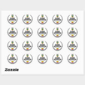Sticker Rond Équateur (Feuille)