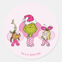 Équipage Grinch en portrait rose de la Saint-Valen