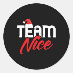 Sticker Rond Équipe Beau T-Shirt Drôle Couple Tenue Assortie Éq