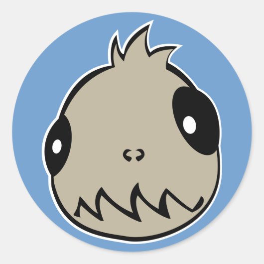 Sticker Rond Équipe Chupacabra (Devant)