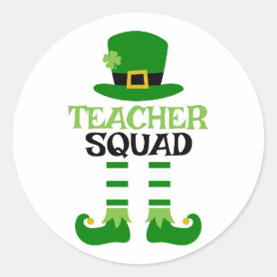 Sticker Rond Équipe d’enseignants Saint-Patrick