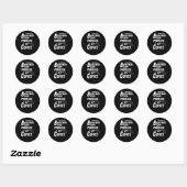 Sticker Rond Équipe De Basket-Ball Actionnée (Feuille)