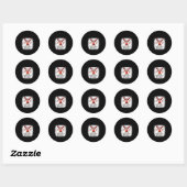 Sticker Rond ÉQUIPE DE BOo-Boo Cadeau (Feuille)