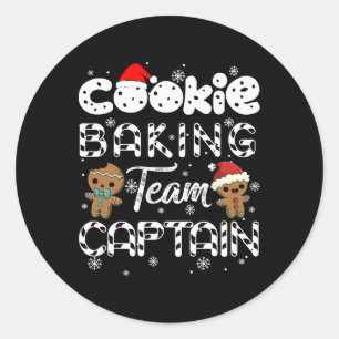 Sticker Rond équipe de cuisine de biscuits capitaine pain d'épi