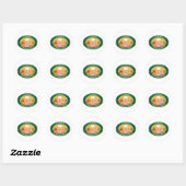 Sticker Rond Équipe de curling (Feuille)