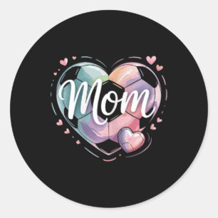 Sticker Rond Équipe de jour de match Sports de coeur Fête des m