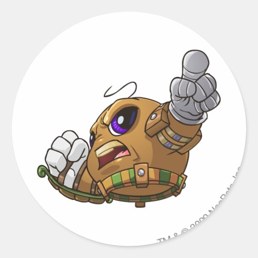 Sticker Rond Équipe de Kiko Lake Capitaine 2 (Devant)