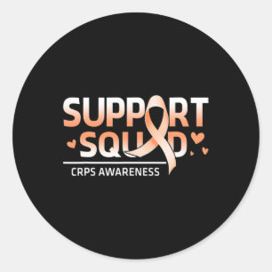 Sticker Rond Équipe de la famille de l'équipe de soutien RSD Se