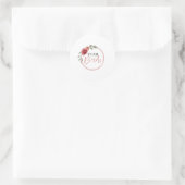 Sticker Rond Équipe de la mariée (Sac)