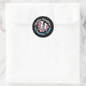 Sticker Rond Équipe de la mère fille (Sac)