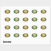 Sticker Rond Équipe de la table de jeu (Feuille)
