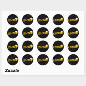 Sticker Rond Équipe de Pologne (Feuille)