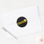 Sticker Rond Équipe de Pologne (Enveloppe)