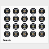 Sticker Rond Équipe de Ramen Lover | cadeau parfait (Feuille)