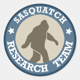 Sticker Rond Équipe de recherche Sasquatch
