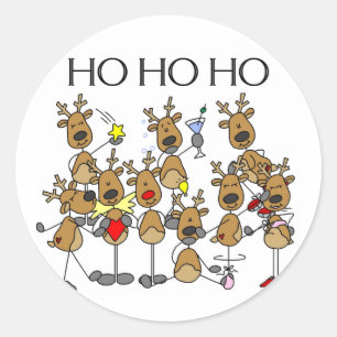 Sticker Rond Équipe de rennes Tshirts et Cadeaux