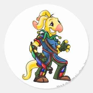 Sticker Rond Équipe de Roo Island Capitaine 2