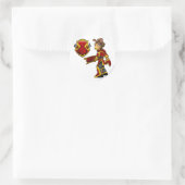 Sticker Rond Équipe de Shenkuu Capitaine 1 (Sac)