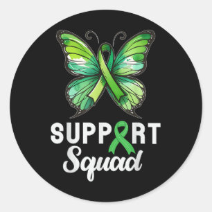 Sticker Rond Équipe de soutien à la motivation Sensibilisation