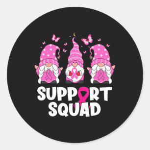Sticker Rond Équipe de soutien à la sensibilisation au cancer d