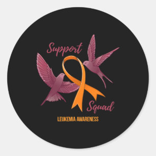 Sticker Rond Équipe de soutien aux survivants du guerrier de se