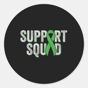 Sticker Rond Équipe de soutien non-hodgkins pour le lymphome -