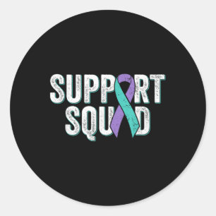 Sticker Rond Équipe de soutien pour la prévention du suicide -