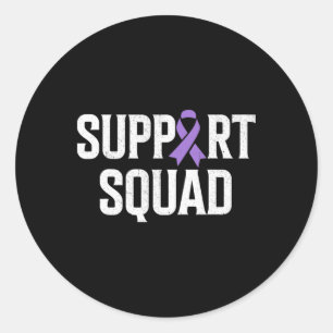 Sticker Rond Équipe de soutien pour mettre fin au surdosage Sen